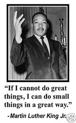 Martin Luther King Jr. MLK ” do great things” Quote 11 x 17 Poster Photo #fb2