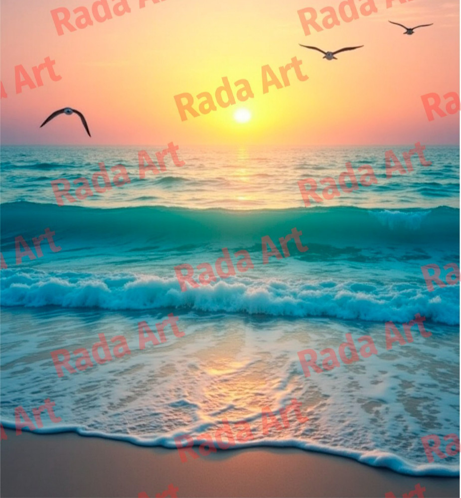 Birds Sunrise Sunset Sea Sky Nature Digital Art Ai Background Wallpaper Picture