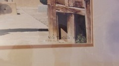 Chimayo, New Mexico Pueblo Mission Church Frame & Matted Photo by WJ Mandell #2