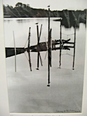ART PHOTOGRAPHY 16×20 Cedar Key Reflection B&W Matte Acid Free by Larry Santucci