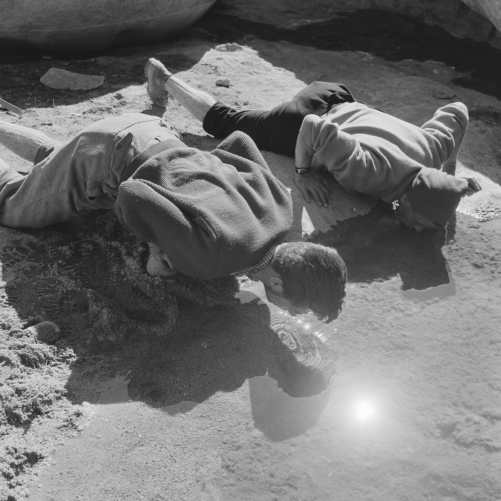 Photo On Baryte Paper EXPEDITION Algeria 1960 Size 40x40cm
