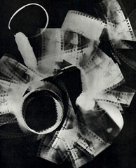 1975 Man Ray Rayogram Film Strip Photogram Abstract Art Photo Gravure