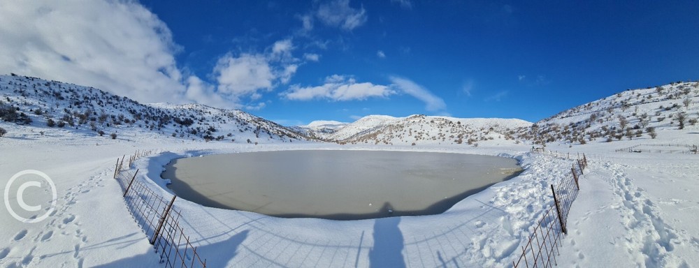 Photo Digital Product Illustration. Snow in Israel. Israel, Hermon mountain.