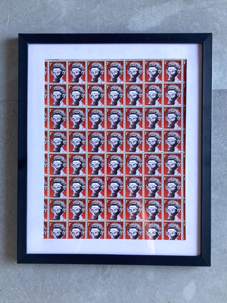 BANKSY 2001 Weapons of Mass Distraction Framed Wall Art 8×10 Print Photograph