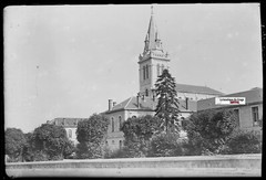 Vichy Hospital Old Glass Photo Plate, Black & White Negative 10X15 Cm