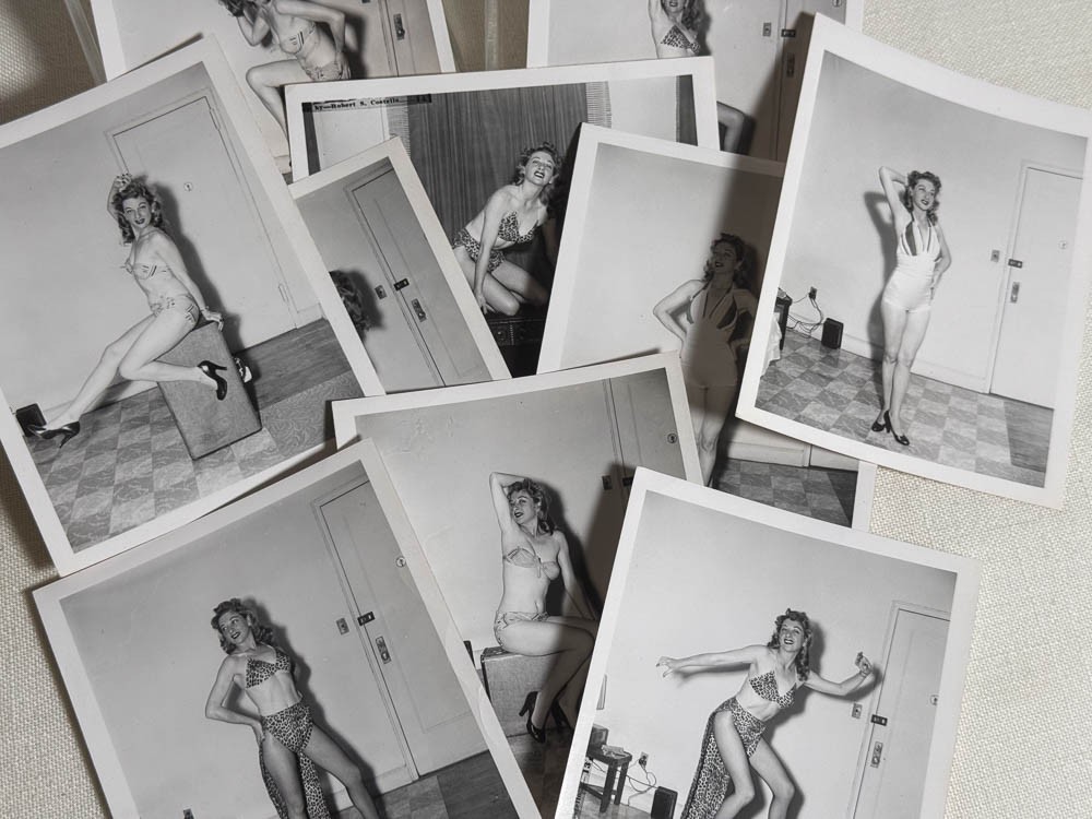 10 Vintage Amateur Girlie Photos Glamour Camera Club Pin Up Lot Cheesecake RARE