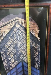 “Musée Du Louvre (la Pyramide)” Photographic By Alfred Wolf Approx 21×32.5