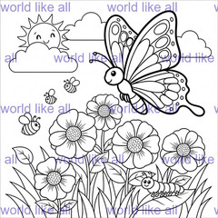 68 Kids mix Coloring Pages Printable Bundle | Digital Download