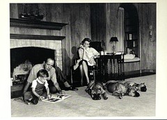 Humphrey Bogart, Lauren Bacall 1952 Fotofolio Art Print Card Photo By Sid Avery