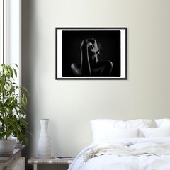 Think, B&W art photograph