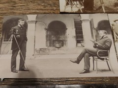 5 Antique Photo Montages 1900s Double Exposure Cabinet of Curiosities