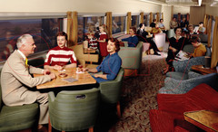 Photo Art Print of the Club Lounge on the Union Pacific’s City of Denver 1950s