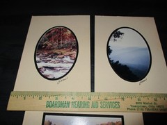 Lot of Vintage 3 – 5″ x 7″ Photographs by Barry Gamow Signed and Matted