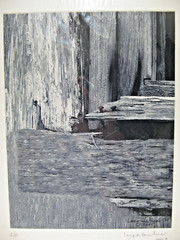 MATTED PHOTOGRAPHY Splintered Wood Board A/P 14×17 by Larry Santucci