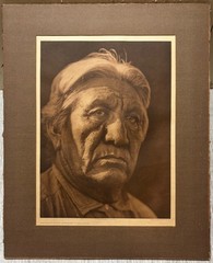 Original 1927 EDWARD CURTIS ‘Reuben Taylor CHEYENNE Native American Photogravure