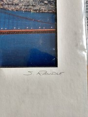 San Francisco Landscape Photos Scott Randle Signed New Sealed 8wx20″ California
