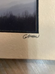 BARRY GAMOW signed BLUE RIDGE MOUNTAINS Photography Art 5″ x 7″ Matted