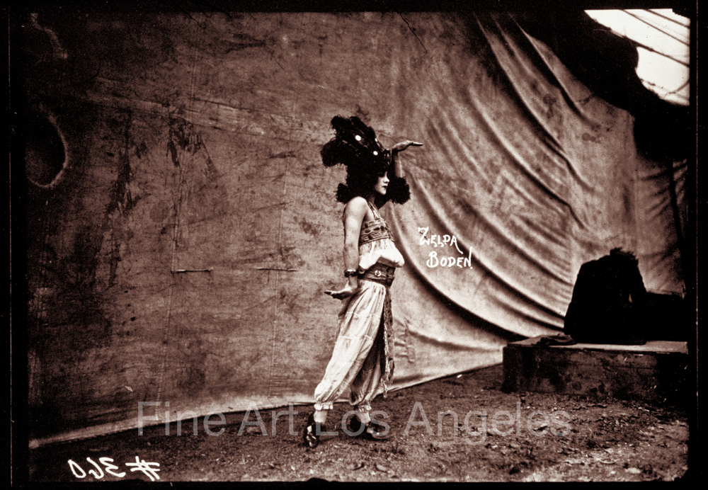 Fred Glasier Photo, “Circus Performer Zelda Boden”, 1890-1925