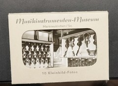 Photo small pictures lot GDR musical instrument museum Markneukirchen Saxony violin