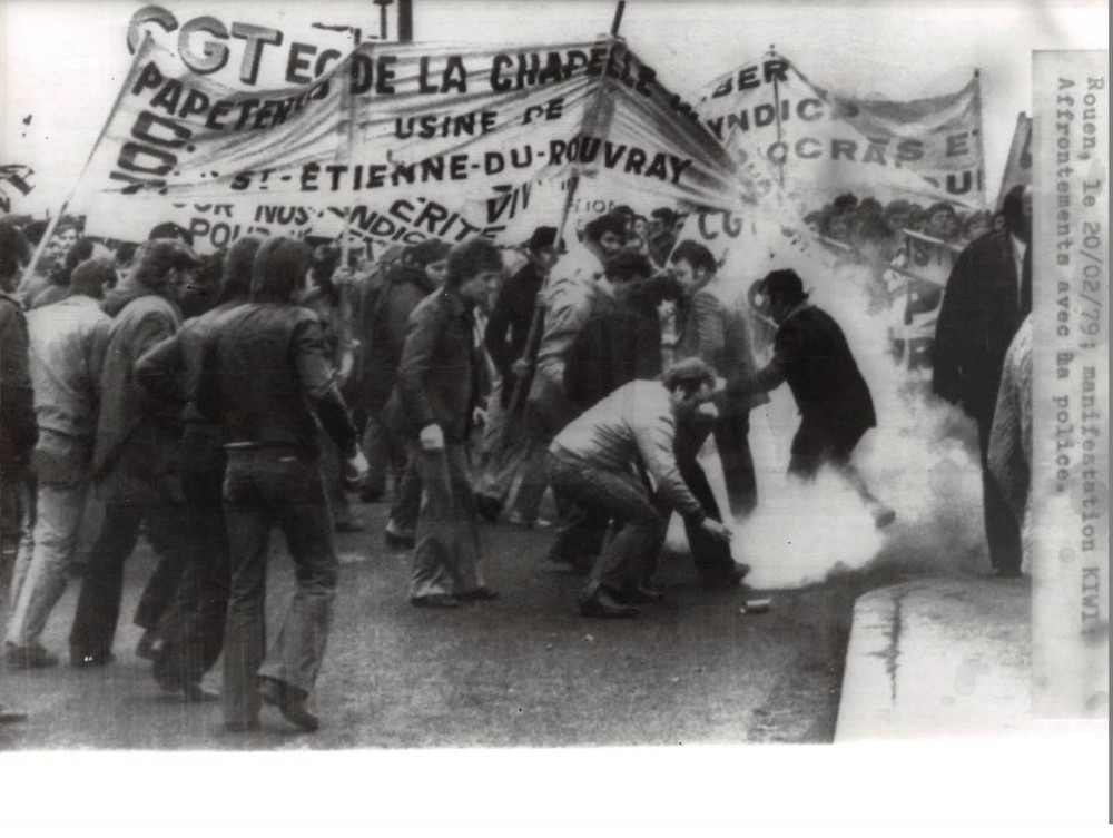 Press Photo MLE10240 Approximately 25X18 CM 1979 Rouen Kiwi Event Affron