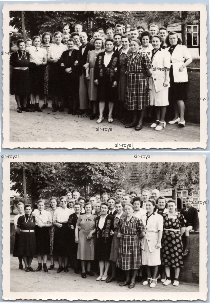 2 x Voltlage near Osnabrück church choir photo 10x7cm