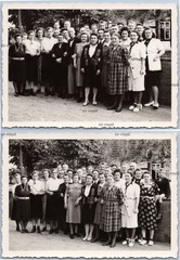 2 x Voltlage near Osnabrück church choir photo 10x7cm