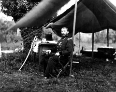 New Civil War Photo: Union Cavalry General Philip Sheridan in Camp – 6 Sizes!
