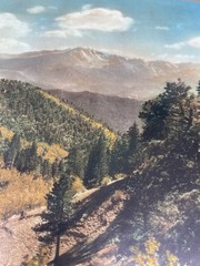H.L. Standley hand tinted Photo PIKES PEAK