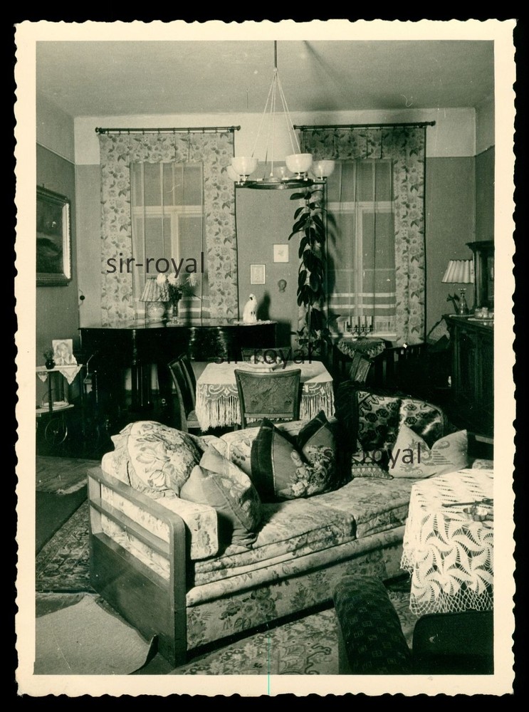 Berlin around 1955 – Interior Interior Interior Design – 1950s – Photo 9x12cm