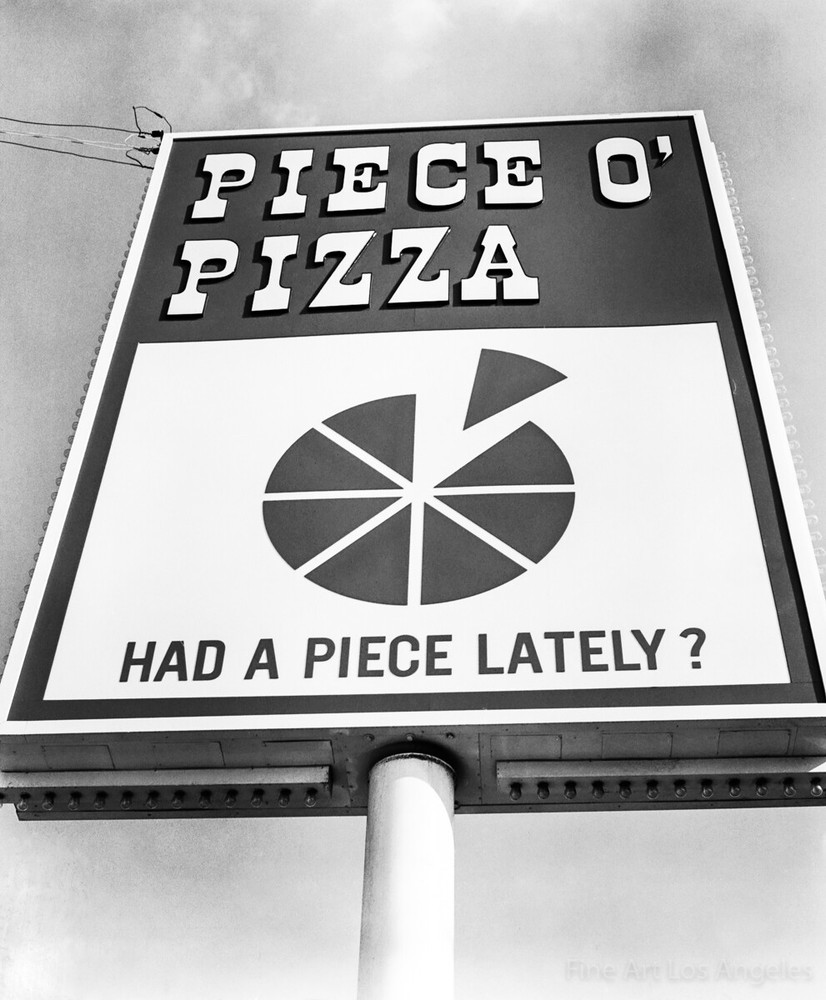 Doug Davis Photo, “Piece O’Pizza” Los Angeles, 1969