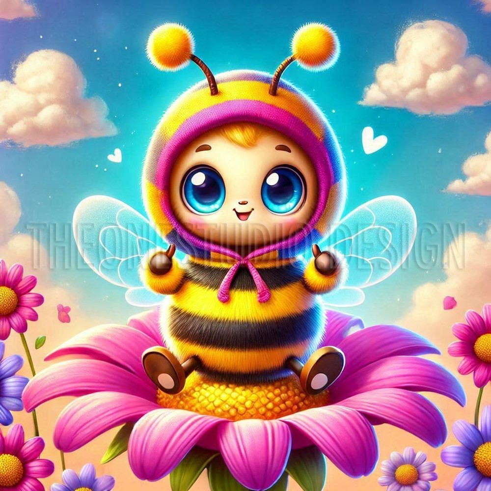 Beautiful Bee Digital Image Picture Photo Wallpaper Background Desktop Art