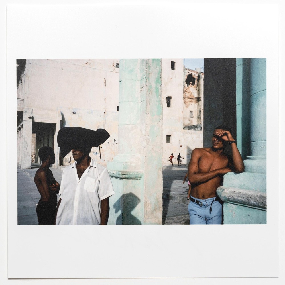 SIGNED Alex Webb Photo – Havana, Cuba, 1993 – Magnum Square Print 6 x 6″
