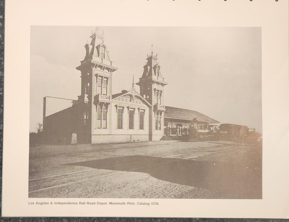 Carleton E Watkins Los Angeles & Independence Railroad Depot 1984