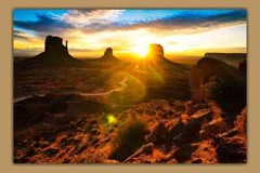 Monument Valley Sunrise – Fine Art Landscape Photography Prints – SW Décor