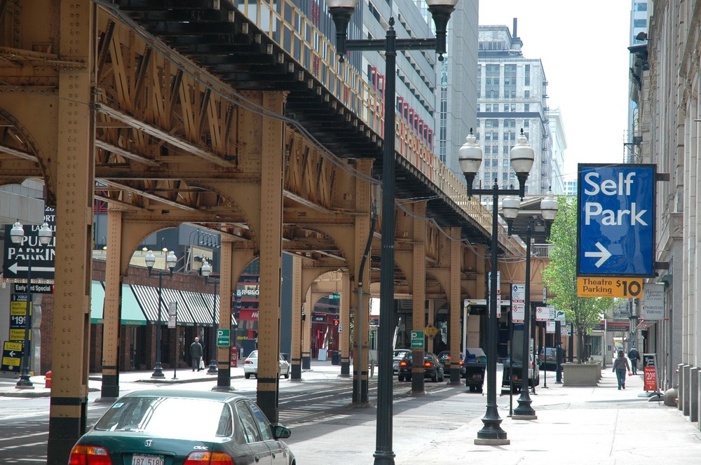 Chicago Wabash Ave. Self Park  original signed Giclee photograph by Arnold