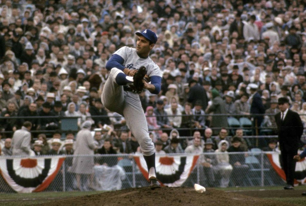 Sandy Koufax-1965 World Series 8×10 Colorized Print-FREE SHIPPING
