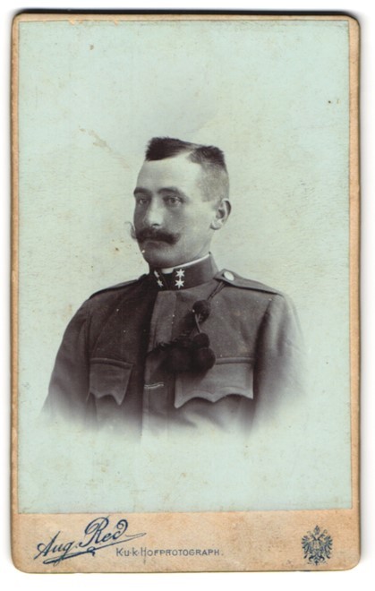 Photograph Aug Red., Linz, Highway, Portrait of an Officer in Uniform