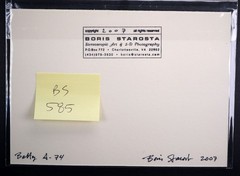 Boris Starosta 3D Stereoview – Betty A -74 – nude model signed 2007