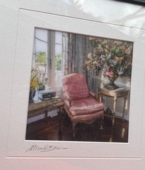 The Pink Chair by Michael Brown Lenticular 3-D Picture Framed Artwork Framed Art