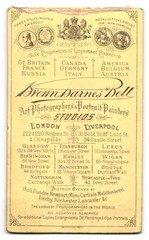 Photograph Brown – Barnes & Bell, London, Regent Street 222, portrait of an ele