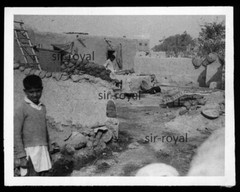 Lahore in Pakistan 1959 – Huts Children Slum – 1950s – Photo 9x7cm