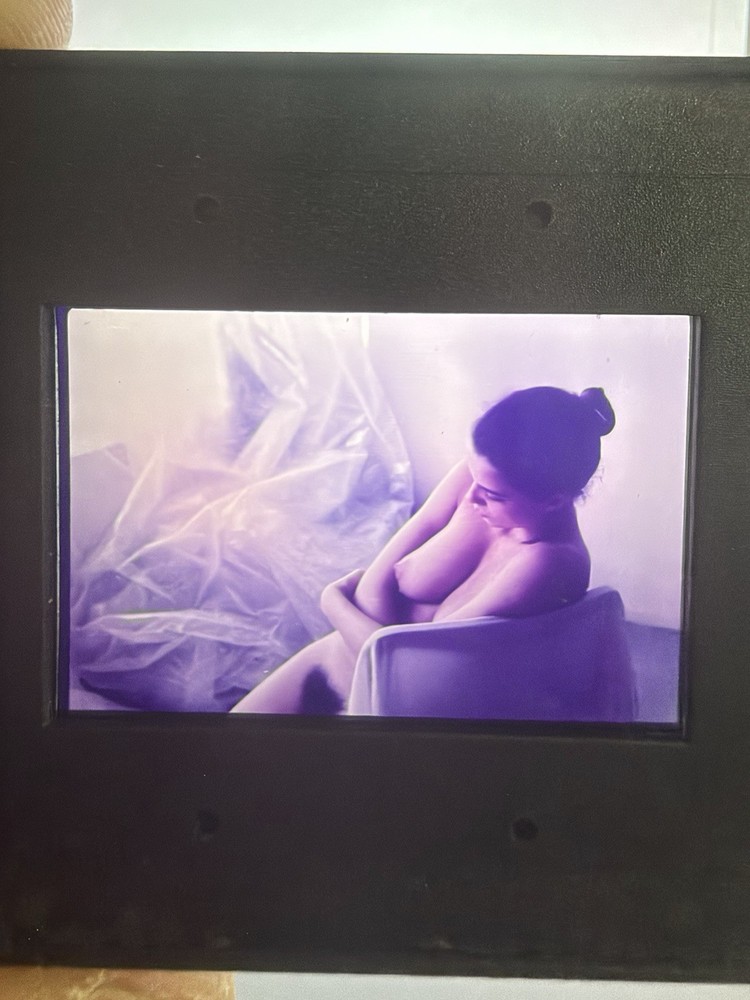 Vintage 35mm Colour Slide Portrait Woman Original Slide Photograph