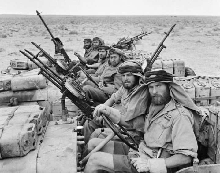 British SAS Libya 1944 4×6 Re-Print #0000