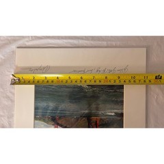 San Francisco Golden Gate Bridge Color Photo by Frederico Domondon Signed