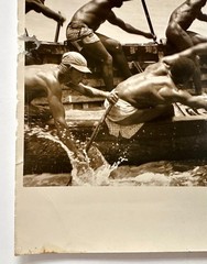 ALFRED EISENSTAEDT Orig. 1950s Photo “Rowing Tribes Unloading Cocoa, Ghana”