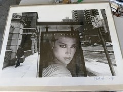 Photo Signed By photographer Cherie Hiser 1980 New York 20×15 Brooke Shields?