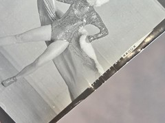 NEWLY FOUND! Hendrickson PHOTO Contact Sheet Proof JULIET PROWSE POSING FUR HAT