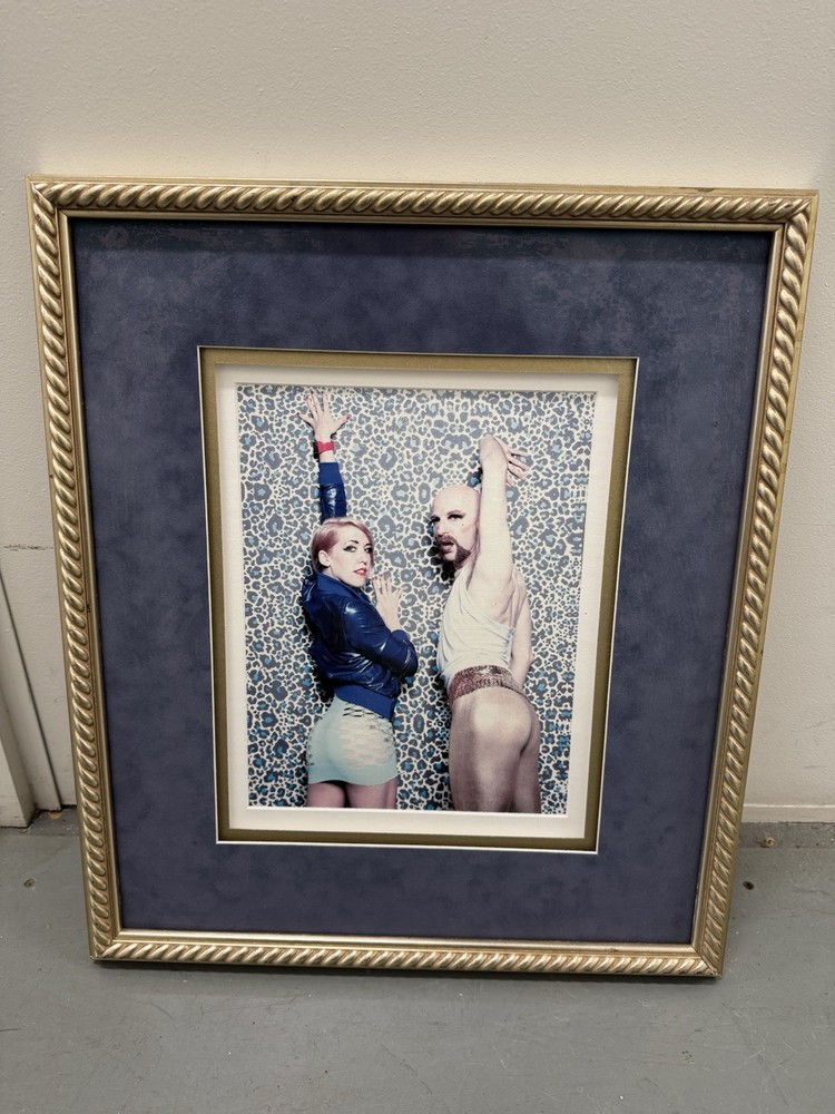 Framed Fashion Photography Print – Bold Retro Camp Portrait Wall Art