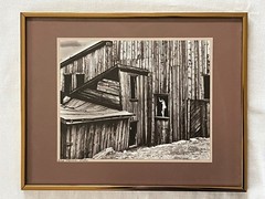 Lyle Wessale original photography copy 24/50 Old Mine signed framed certified