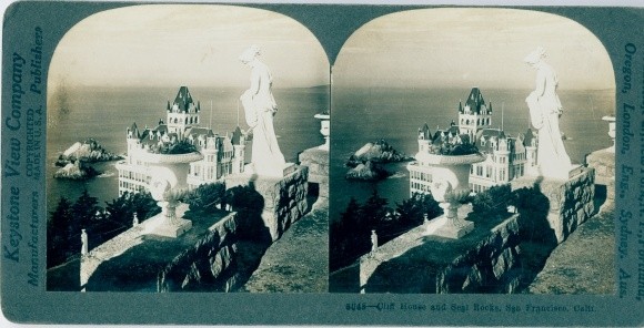 Stereo Photo San Francisco California USA, Cliff House and Seal Rocks – 10769101